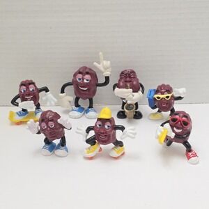 Vintage 1987/1988 Applause Inc. California Raisins Lot of 7 No Duplicates
